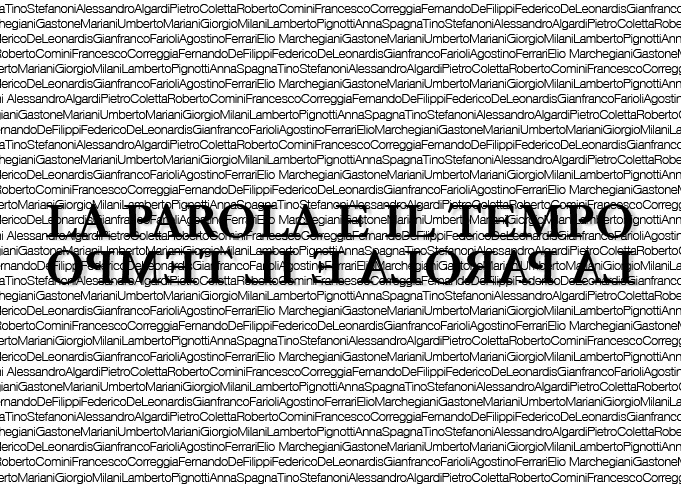editoriale parolaetempo