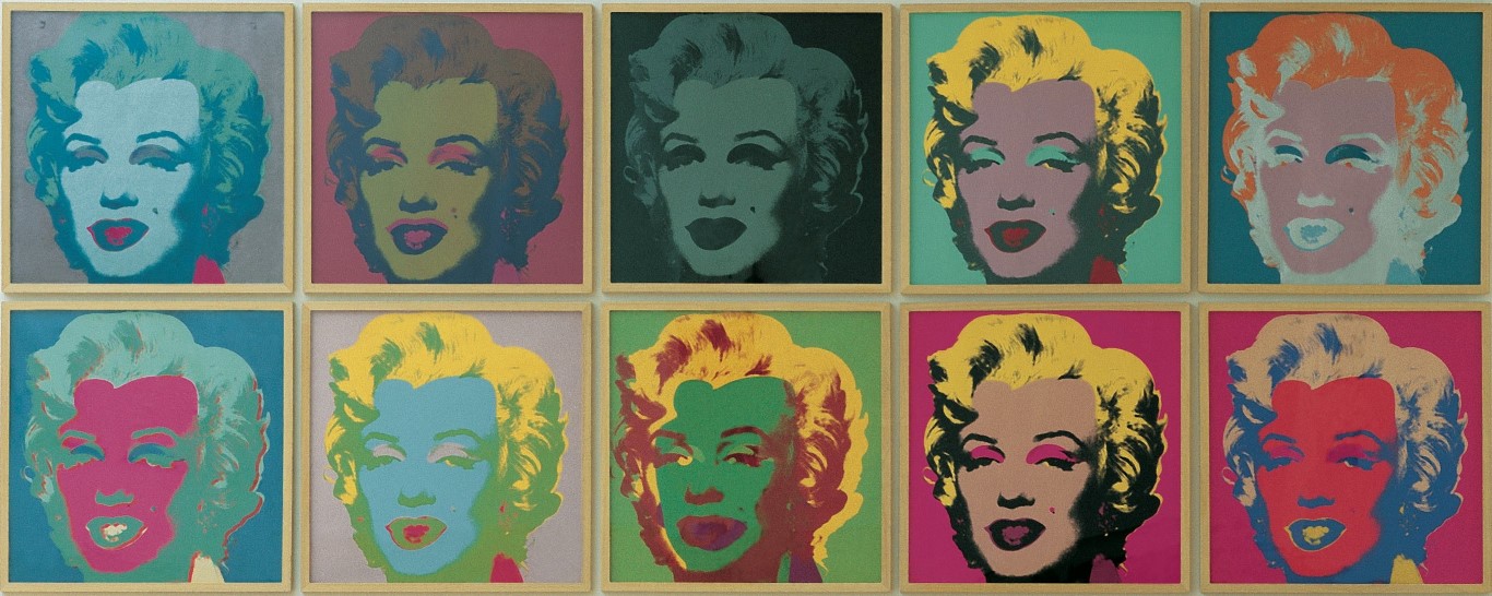 Andy Warhol Marylin 1967 porfolio di 10 serigrafia