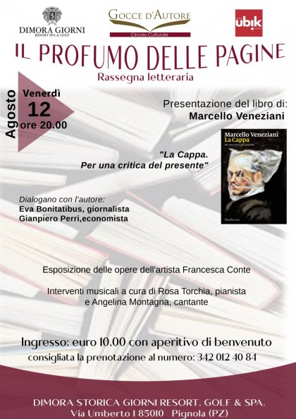 Marcello Veneziani a Pignola con il suo libro “La cappa”