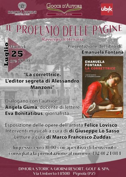 La correttrice, il romanzo sull’editor segreta di Manzoni al “Profumo delle pagine”