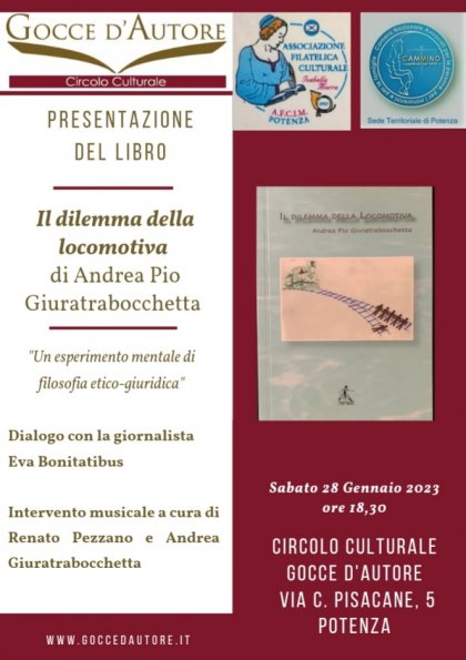 Il dilemma della locomotiva, il debutto letterario di Giuratrabocchetta