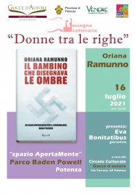 Oriana Ramunno ospite del quarto appuntamento del cartellone “Donne tra le righe”