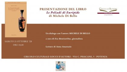A Gocce d’Autore il libro dell’esordiente Michele Di Bello