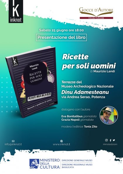 Gocce d’Autore presenta “Ricette per soli uomini” di Maurizio Landi