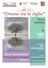 Maria Lovito ospite della rassegna letteraria “Donne tra le righe